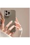 Apple iPhone 14 Pro Max Compatible Case Zebana Woven Silicone Case Light Brown - 3