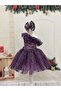 Lilac One Shoulder Girl's Dress - 4