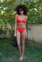 Fashion Line Women's Supported Bowknot Bottom Top Red Bikini Set 35008 - 5