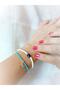 2-Pack Evil Eye Beads White and Blue Bead Bracelet