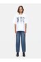 Oversize Printed White T-shirt