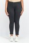 Women High Waisted Plain Skinny Pants, Black