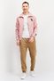 Men Sportswear Fit Long Sleeve Outdoor Jacket, Red - 4