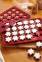 Silicone Cinnamon Star Baking Mat, Red