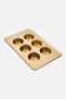 6 Cup Muffin Pan, Rose Gold - 3