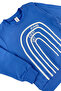 Baby Boy and Girl Striped Patterned Seasonal Blue Unisex Top and Bottom Set - 5