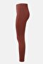 Women Sportswear Fir Textured Training Legging Brown - 4