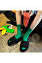 Women's 5 Pairs Mixed Color Seasonal Long Tennis Socks - 4