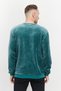 Men Sportswear Fit Crew Neck Brand Logo Sweatshirts, Green - 3
