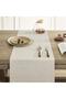 عداء من الكتان مزين بشراشيب مقاس 45 × 150 - 4