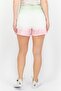 Women Washed Denim Shorts, Green - 3