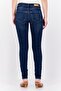 Women Skinny Fit Dark Wash Stretchable Jeans, Navy - 2