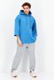 Men Sportswear Fit Hood With Drawstring Outdoor Hoodies, Blue - 2