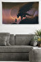 Wall Cloth Girl Extending Hand to Dragon Quality Canvas Wall Tapestry-4033
