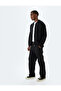 Oversize Cardigan with Zipper, Basic Stitching Detail, Shaded Cotton Blend - 2