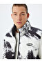 Inflatable Vest with Stand Collar, Zipper, Slim Fit, Label Detail