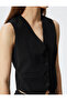 Blazer Jacket Buttoned V-Neck Slim Fit Crepe Scuba Fabric - 5