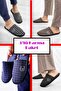 3-Pack Men's House Slippers Dowry Bundle Set Winter Slippers Non-Sound Lightweight Sole Mixed Color Men's - 3