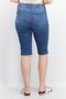 Women Shorts Stretch Shorts, Navy - 3