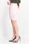 Women Solid Paperbag Waist Shorts, Pink - 4
