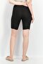 Women Pull On Textured Shorts, Black - 3