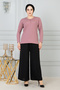 Women's Mother Trophy Long Sleeve Licral Combed Bluz - 2