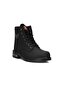 Unisex Winter Long Durable Rubber Sole Boots Outdoor Boots Black - 4