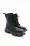 Black Genuine Leather Women's Boots