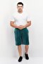 Men Sportswear Fit Brand Logo Training Shorts, Sage Green - 4