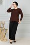 Women's Mother Trophy Long Sleeve Licral Combed Bluz - 2