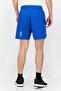 Men Sportswear Fit Brand Logo Training Shorts, Blue - 4
