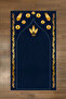 Digital Printed Non-Slip Base Washable Gift Dowry Prayer Mat Prayer Rug - 6