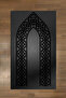 Digital Printed Non-Slip Base Washable Gift Dowry Prayer Mat Prayer Rug - 4