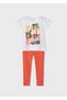 Girl's Summer T-Shirt Tights Set of 2 - 3
