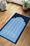Digital Printed Non-Slip Base Washable Gift Dowry Prayer Mat Prayer Rug - 7