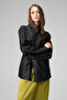 Wm201W Taffeta Women's Real Leather Shirt Black - 5
