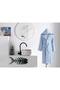 Ashley Hooded Bamboo Children's Bathrobe Age 5/6 - 2