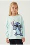 Stitch D4898 Puss Girl's Sweatshirt Green - 2