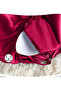 Women's 5 Piece Satin Laced Nightgown Bridal Dowry Set 30740 Burgundy - 5