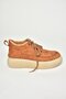T 811845302   Tan Suede Thick Soled Women's Shoes - 6