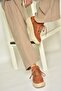 T 811845302   Tan Suede Thick Soled Women's Shoes