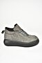 T 811845302   Gray Suede Thick Soled Women's Shoes - 5