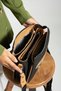 Women's New Season 3-Compartment Luxury Soft Leather Adjustable Crisscross-Strap Stylish Shoulder Bag - 7