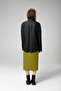 Wm201W Taffeta Women's Real Leather Shirt Black - 3