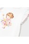 Baby Girl Fairy Printed Shoulder Ruffle T Shirt White L24Y1005 - 3