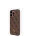 iPhone 16 Pro Max Compatible Case with Magsafe Feature Guess Licensed Small 4g Classic Brown