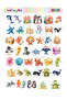 Kawaii Sea Life Themed 1 Sheet A4 41 Pieces Sticker Set - 2