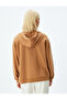 Long Sleeve Three Thread Cotton Zippered Hooded Sweatshirt - 4