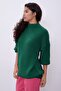 Green Long Tube Sweater - 4