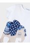 T-Shirt Leggings for Girls, Set of 2 Pcs., White 3711 - 4
